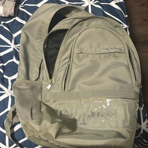 Green PINK backpack